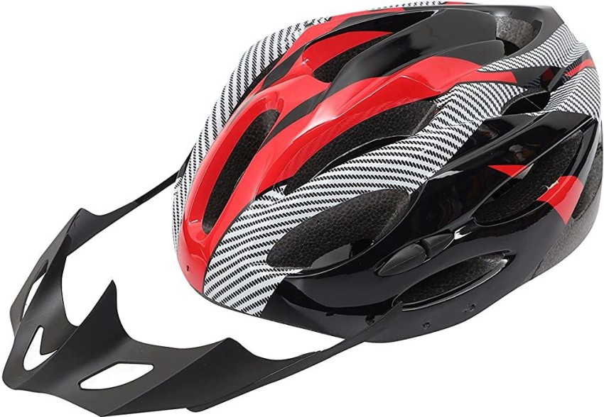 Red mountain bike discount helmet