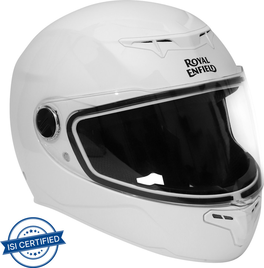 Royal enfield helmet silver colour cheap