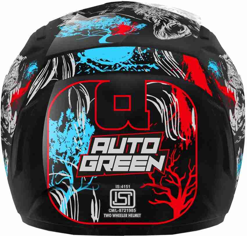 FOROLY AGN Monster Wolf ABS Material with Rainbow visor Motorbike