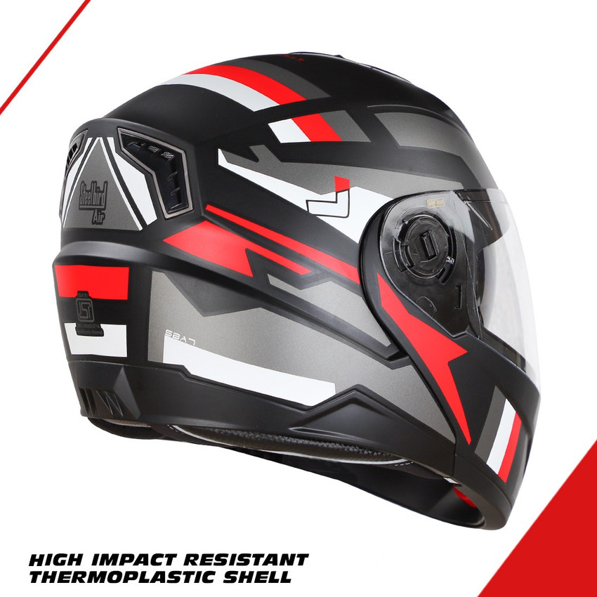 Steelbird SBA 7 Beyond Limit ISI Certified Flip Up Helmet for Men