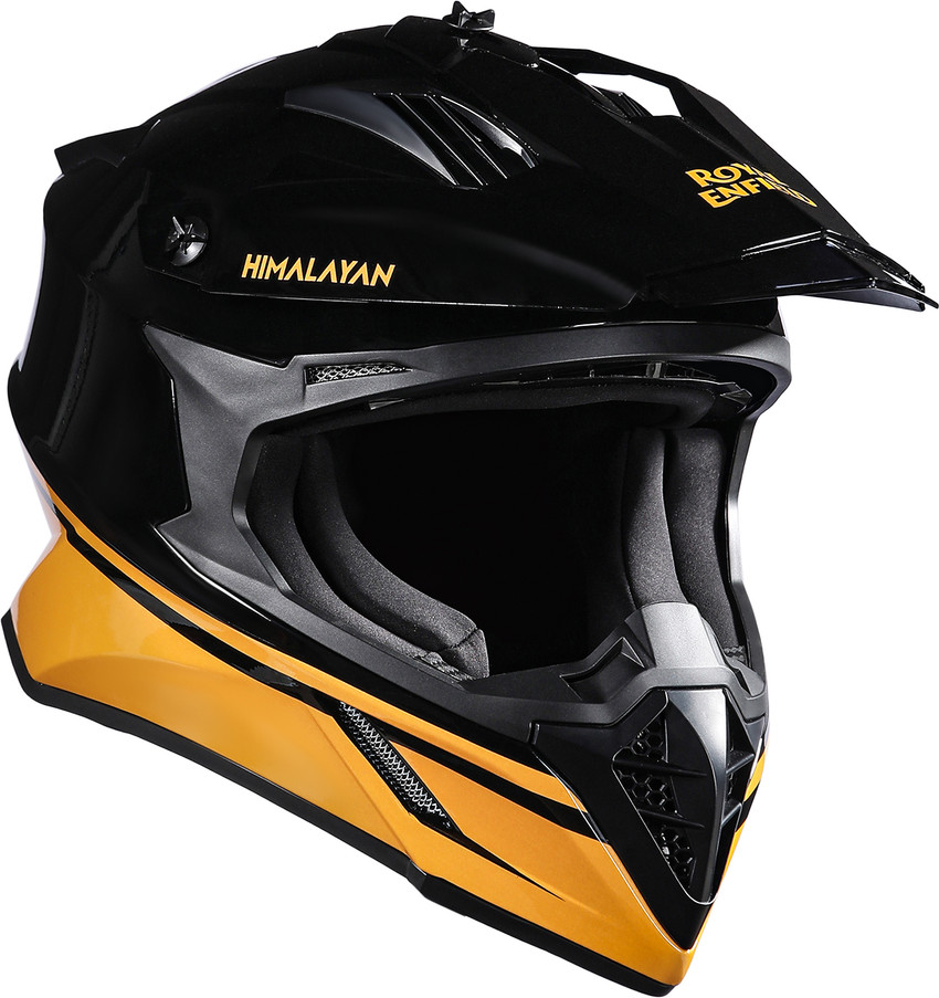 Black and yellow motocross hot sale helmet
