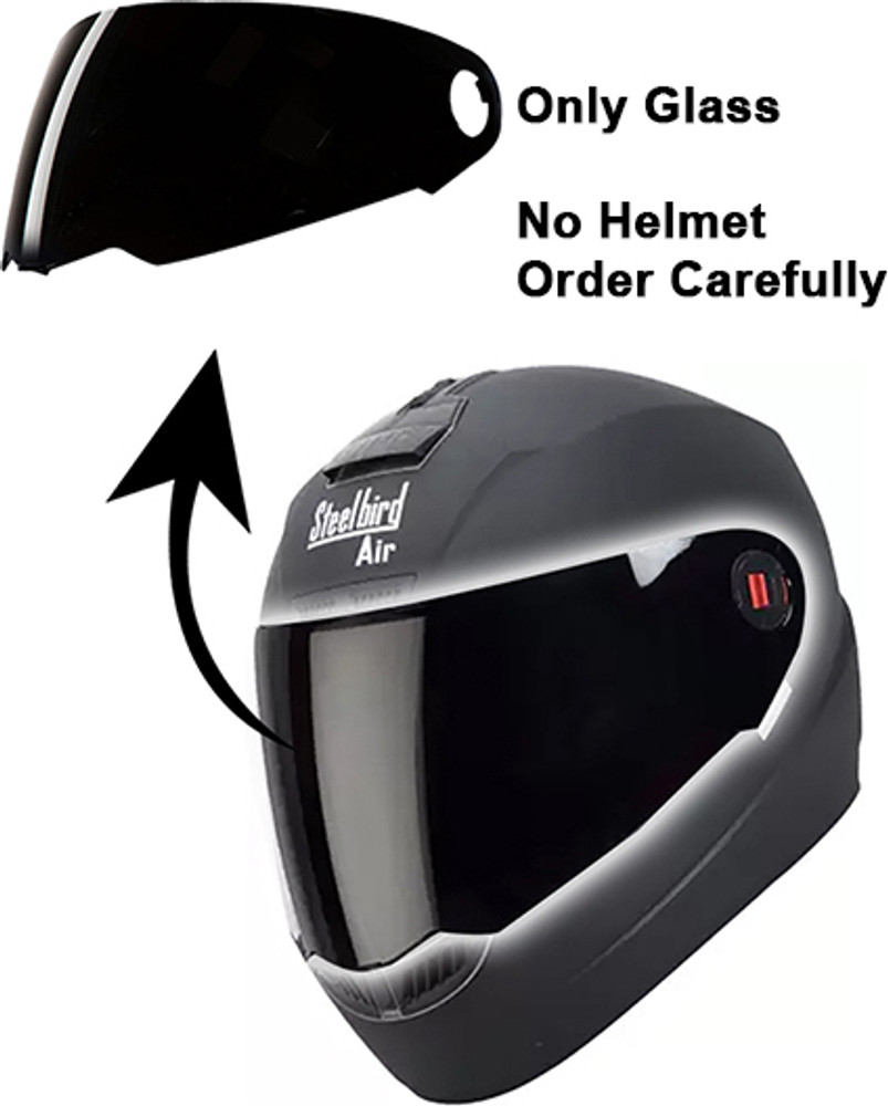 Steelbird helmet clearance visor glass