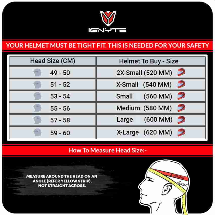 Specialised helmet size guide discount