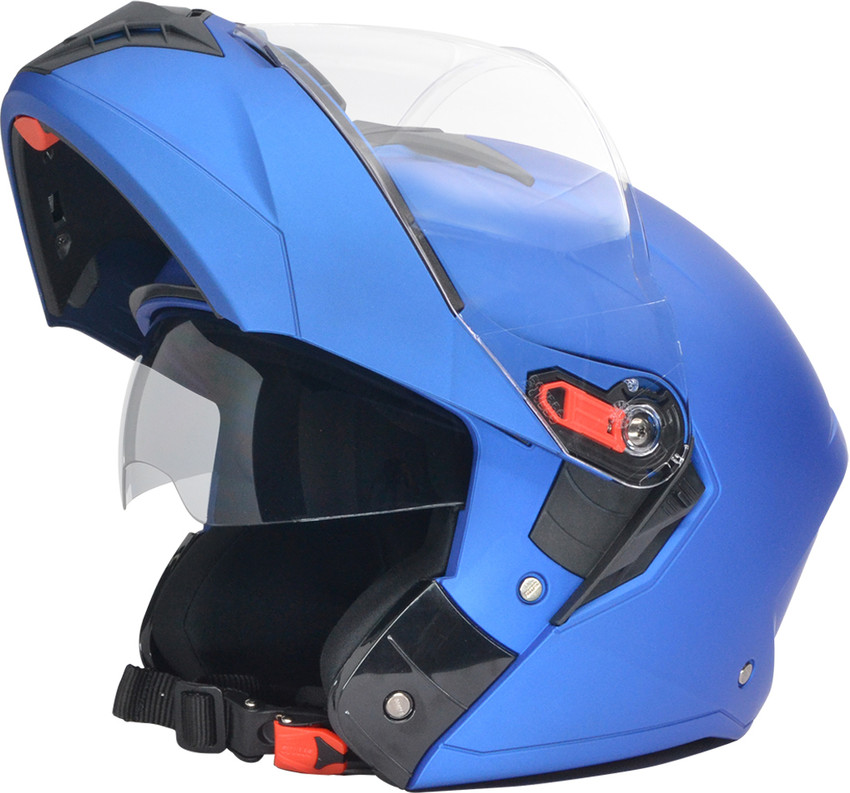 Dual sport shop flip up helmet