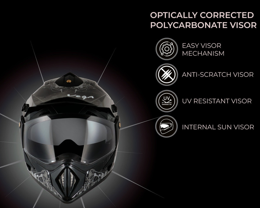 Vega off road helmet outlet modified