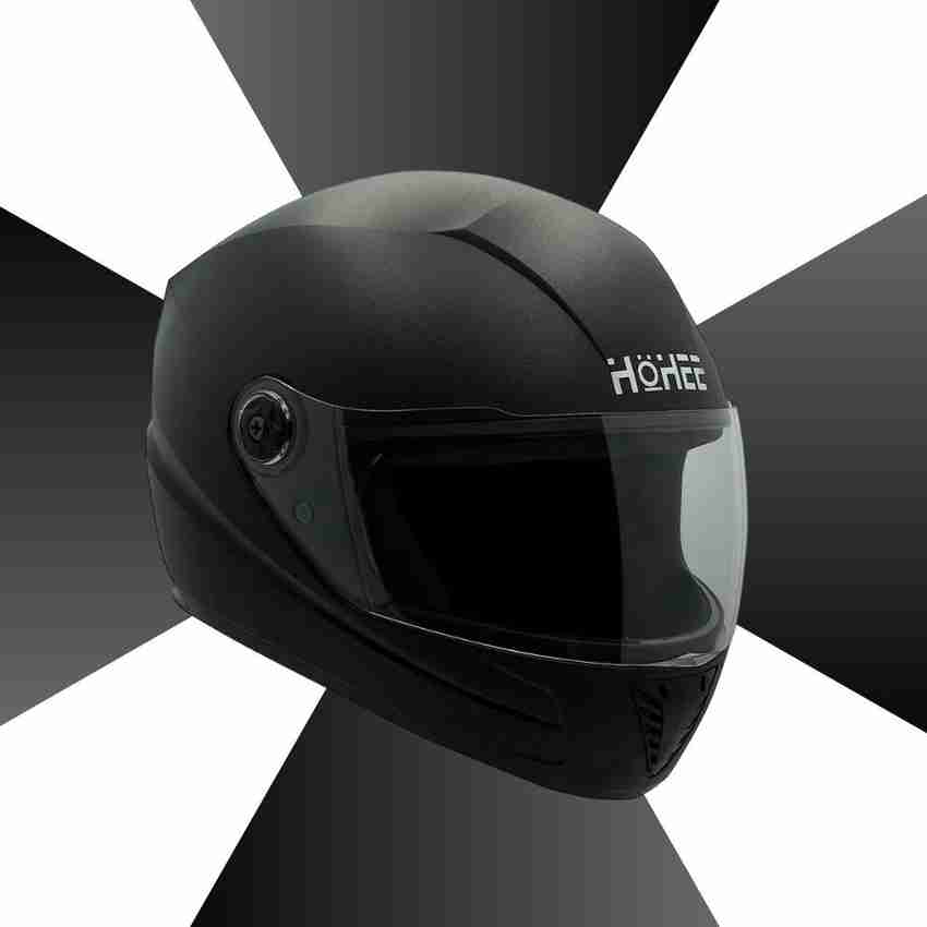 NG Auto Front Full Face Helmet Outer Clear Visor ISI Certified