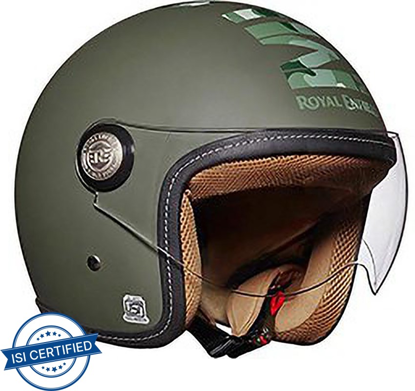 ROYAL ENFIELD MLG Chopper with Visor Open Face Motorbike Helmet