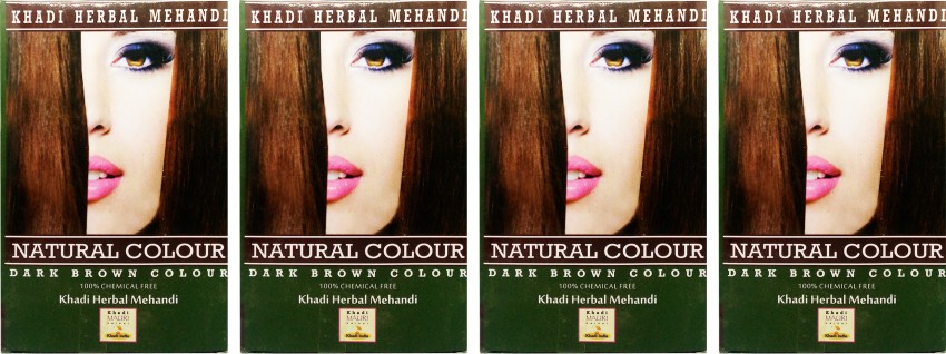 Natural colour: Khadi herbal hair colour dark brown
