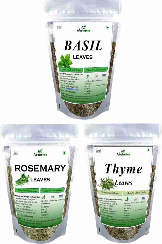 NeutraVed Combo pack Herbs Rosemary 100g Thyme Leaves 70g