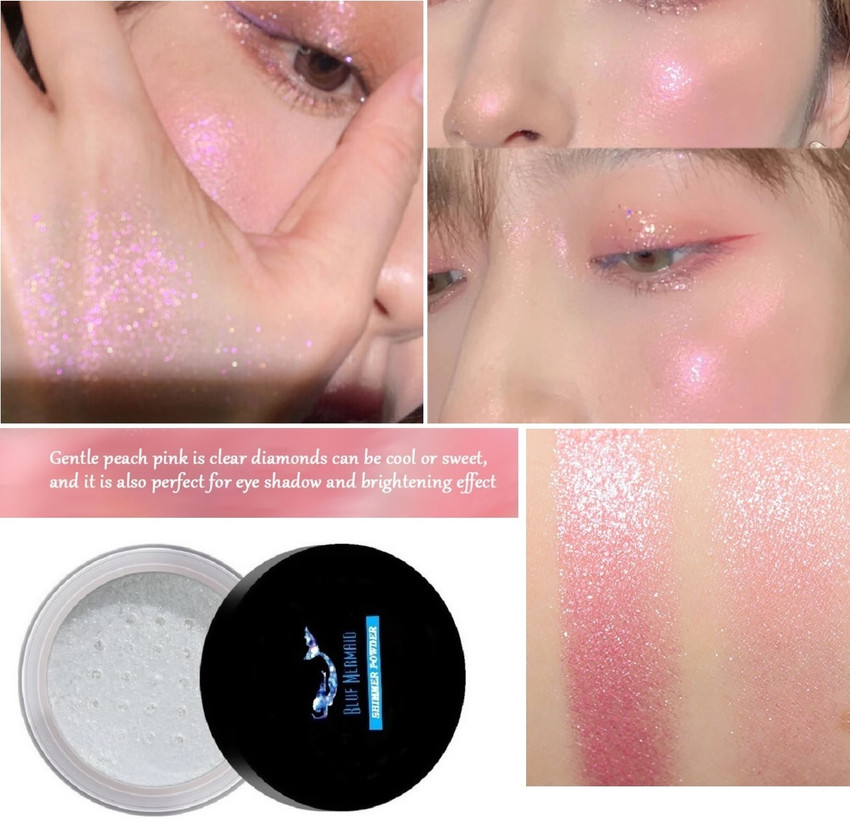 BLUEMERMAID WOMEN PINK COLOR LOOK SHIMMER HIGHLIGHTER MAKEUP OR