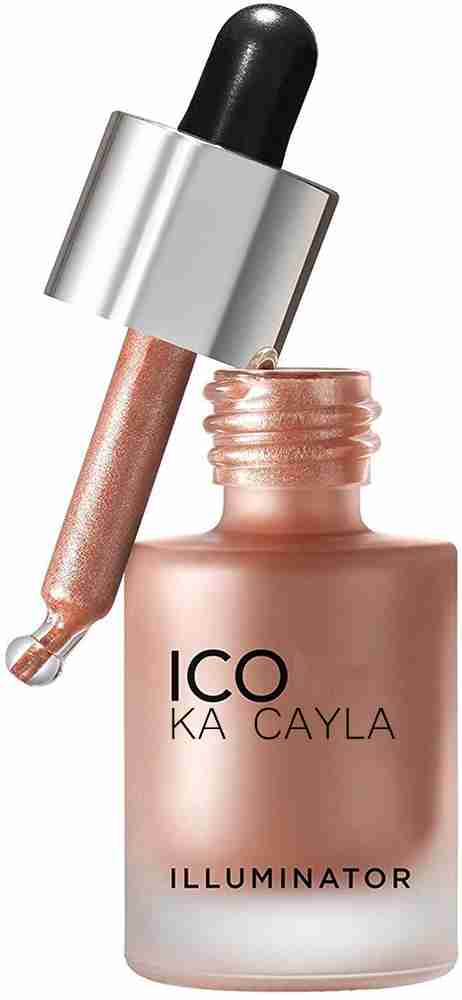 KA CAYLA Liquid shimmer highlighter for glittery party looks