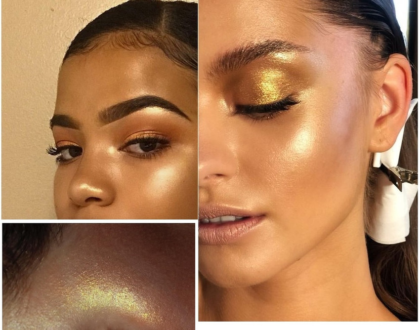 Gold hot sale highlighter powder