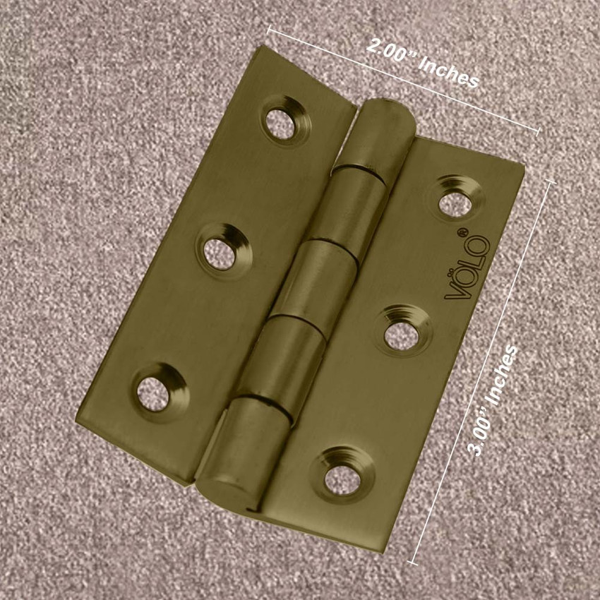Antique brass sale hinges