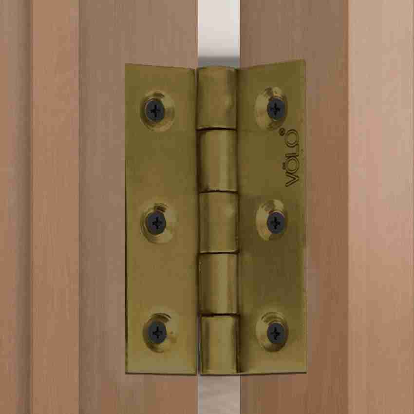 Volo Antique brass Concealed Door Hinges 3 inch x 12 Gauge 2.5 mm