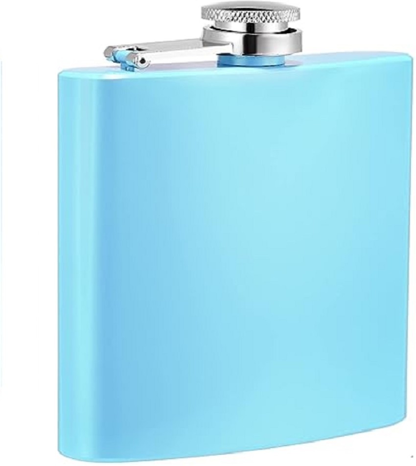 Stainless Steel Matte Black Hip Flask, 8 Oz (230 ml)