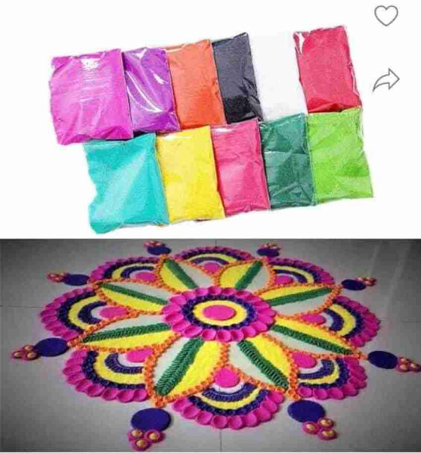  Festival Colors (Rangoli) Holi Colors (Pack of 10