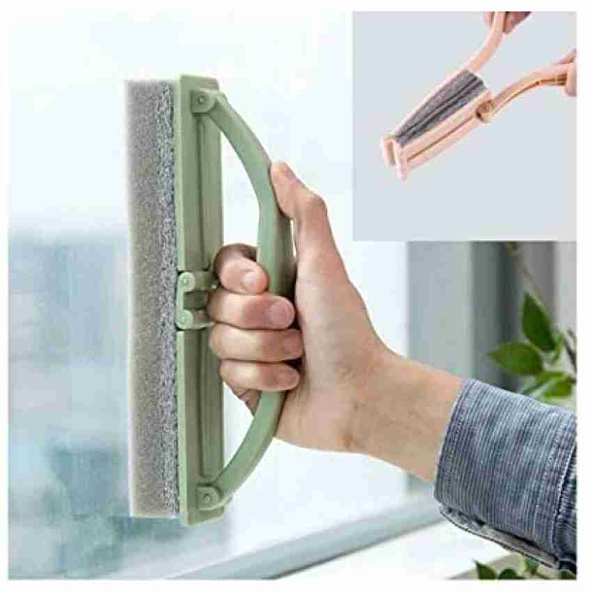 Four-in-one Glass Cleaning Brush Double-sided Wiper Screen Window