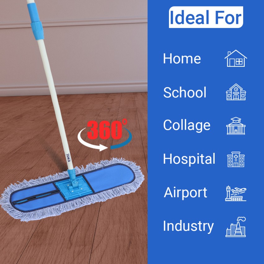 Buy KWEL Dry Floor Mop Set for Cleaning Living Room Office Home