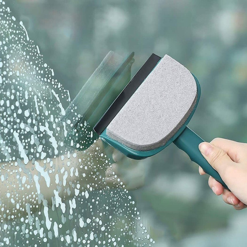 Mesh Window Cleaning Brush, Removable Handheld Squeegee For Glass Window,  Wet/dry, Home Cleaning Tool