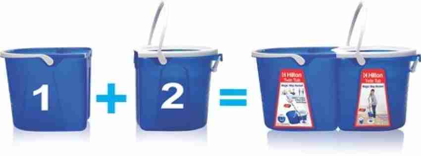 HILTON Twin Tub Magic Bucket Mop Set Price in India - Buy HILTON Twin Tub  Magic Bucket Mop Set online at