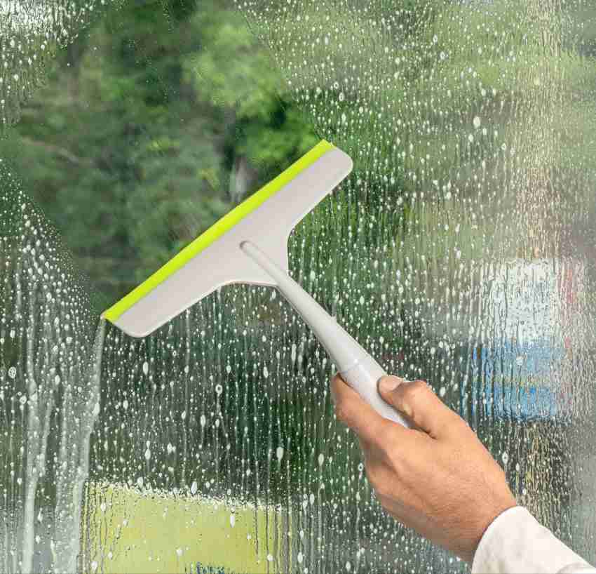 Shower Spray Glass Window Wiper / Squeegee Car Wiper / Mirror Cleaner /  Wiper For Multipurpose Use Kitchen Bathroom Washroom Tiles Table Car Glass  Mirror Cleaning