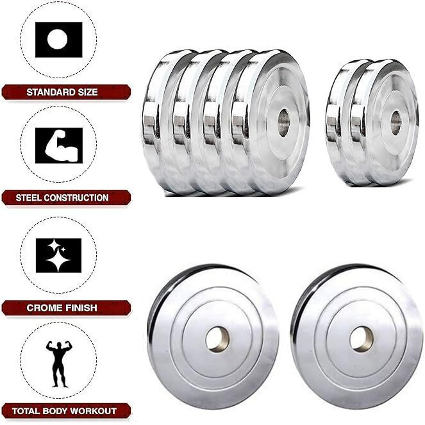 Steel weight plates for home gym clearance