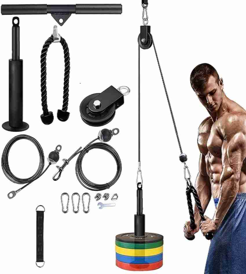 HASHTAG FITNESS Home Gym Equipment Combo 50 Kg with 8 In 1