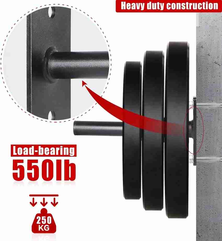 IRIS 60 kg Wall Mounted Weight Plate Storage Rack for 1 Inch Plates Home Gym Combo Price in India Buy IRIS 60 kg Wall Mounted Weight Plate Storage Rack for 1 Inch Plates