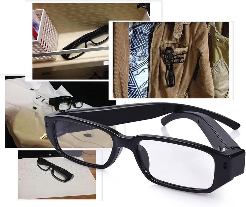 Glasses with hidden spy camera and recorder deals