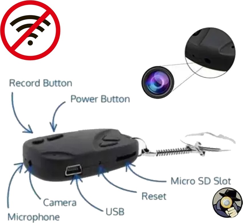 Tiny spy camera with audio 2024 for car