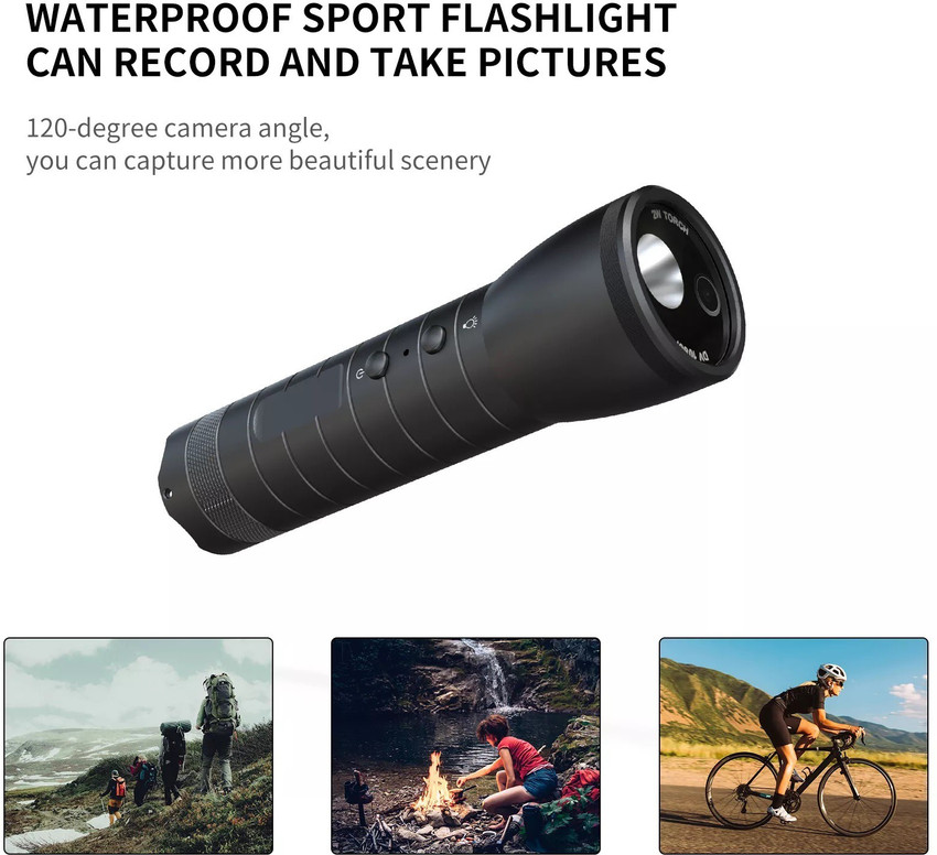 Flashlight for video recording store