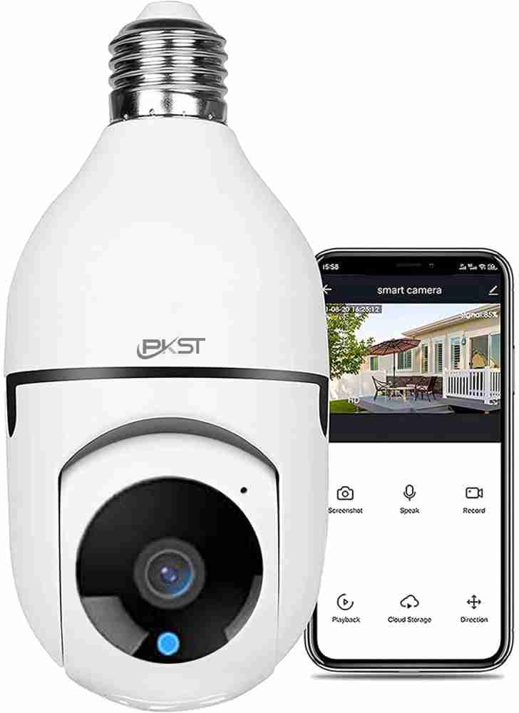 WiFi Wireless CCTV Camera 1080p Bulb Shape PTZ V380 Pro