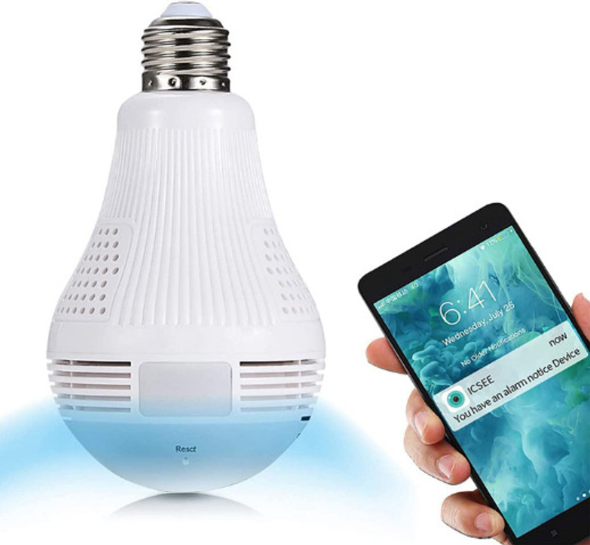 wireless light bulb security camera