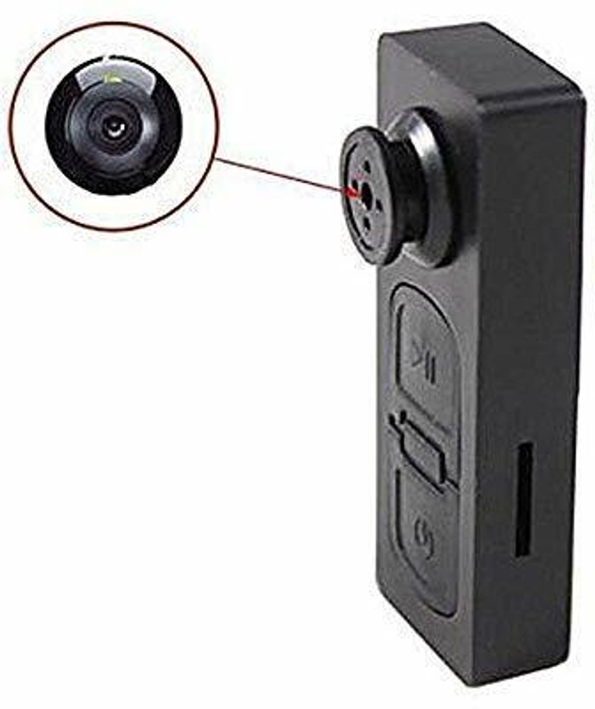 Bzrqx HD Audio and Video CCTV Button Hidden Camera Security Camera