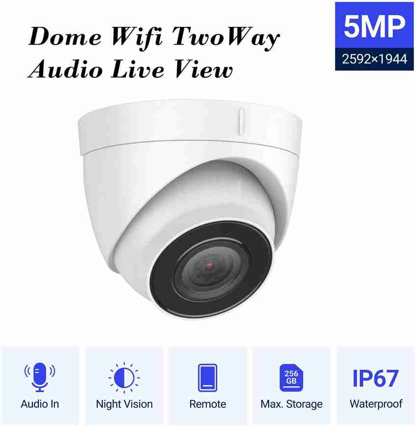 Voice recording security camera on sale