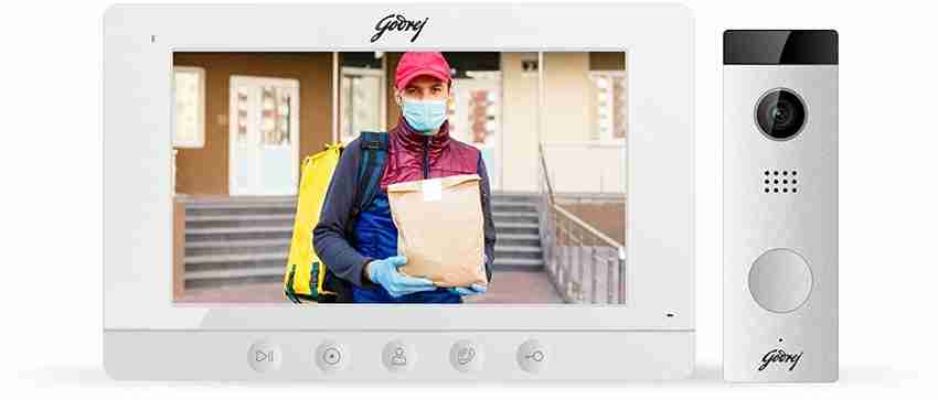 Godrej security outlet door camera