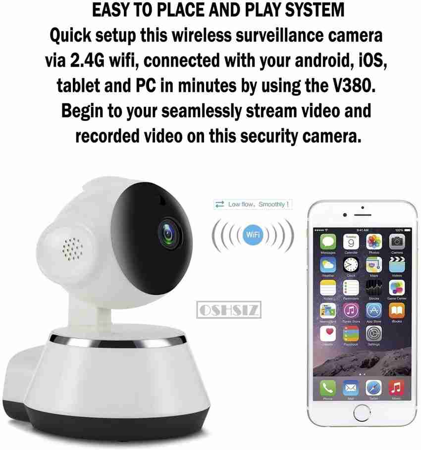 OSHSIZ V380 Pro Home and Office NIGHT VISION Ultra HD Wireless IP