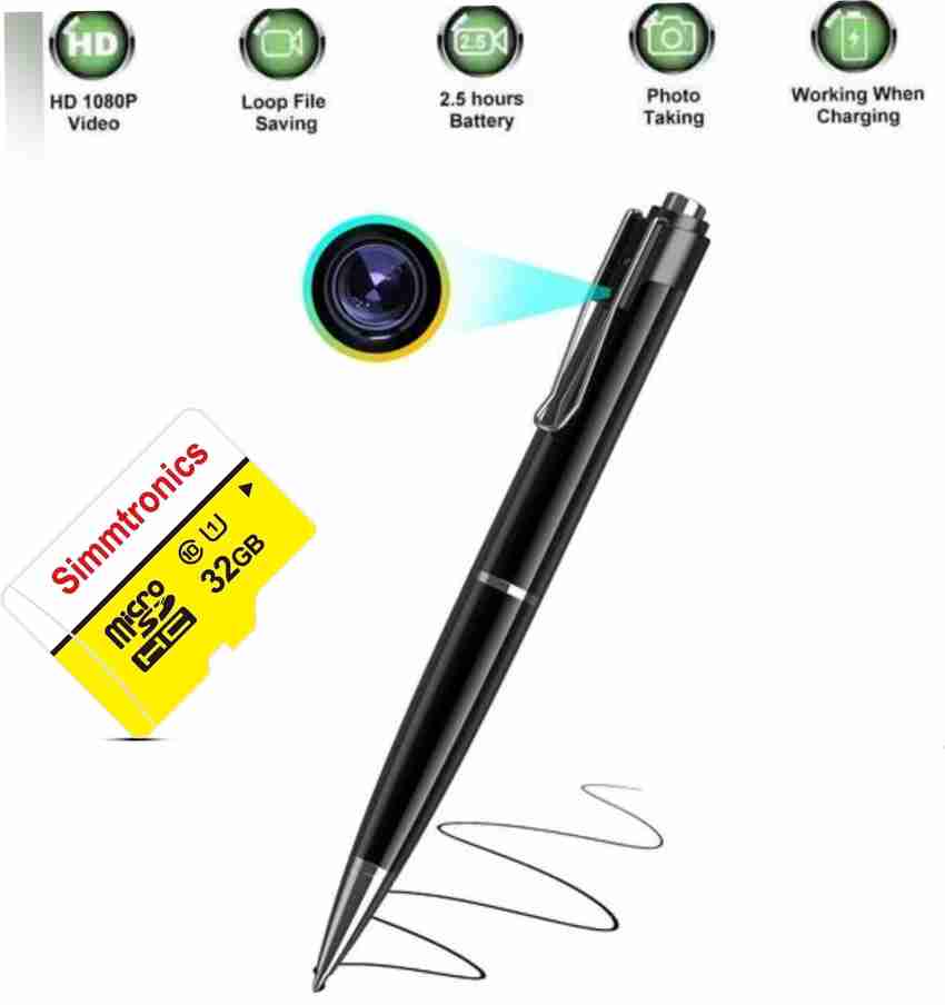 spy camera pen with voice recorder