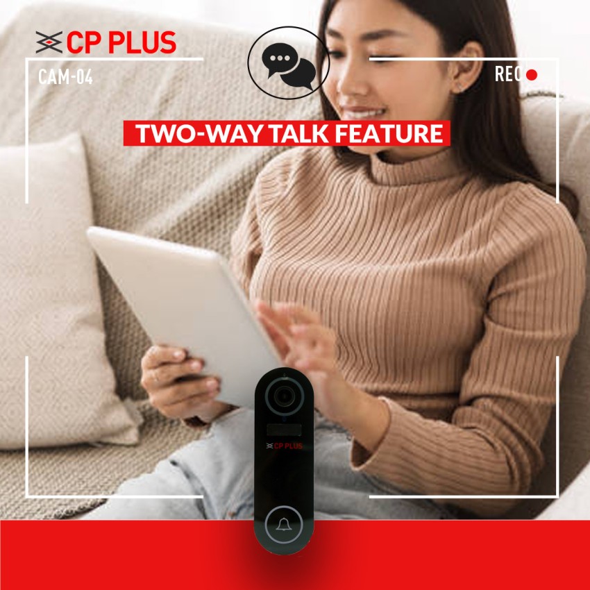 Cp plus doorbell camera hot sale price