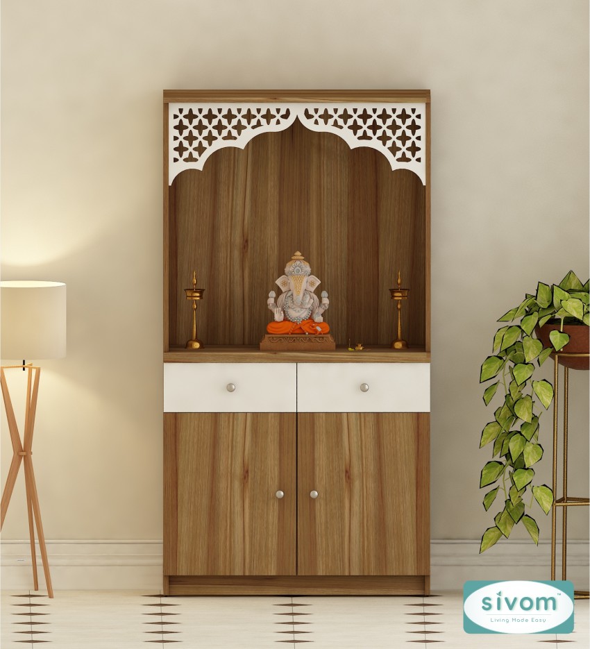 Pooja cupboard outlet flipkart