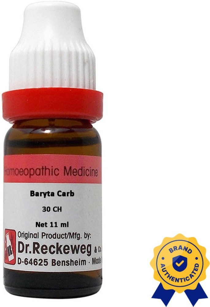 Dr. Reckeweg Baryta Carb 30 CH Dilution Price in India Buy Dr