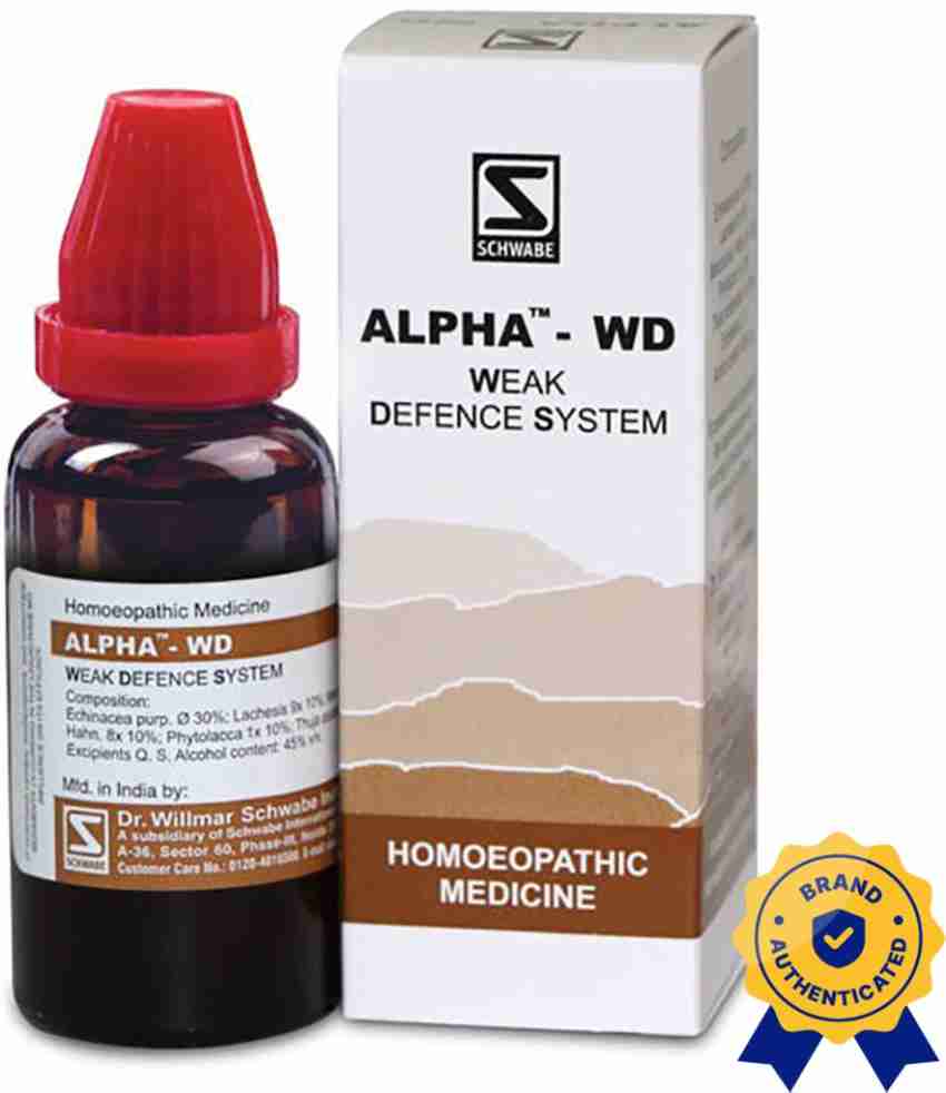 Dr.Willmar Schwabe India Alpha - WD Weak Defence System Liquid Price in  India - Buy Dr.Willmar Schwabe India Alpha - WD Weak Defence System Liquid  online at Flipkart.com