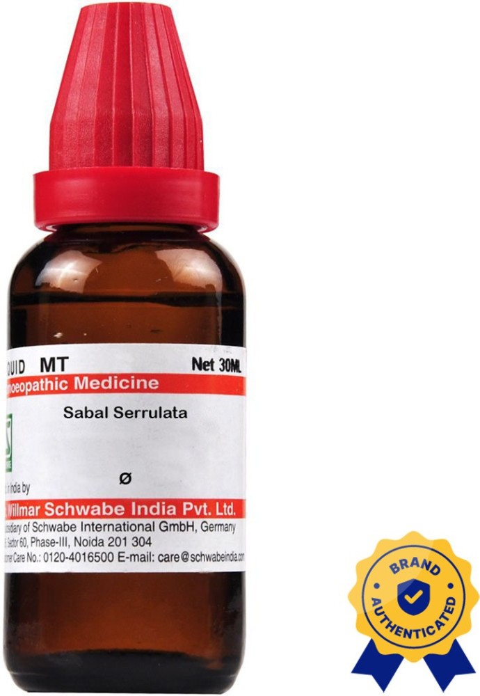 Dr.Willmar Schwabe India Sabal Serrulata Q Mother Tincture Price