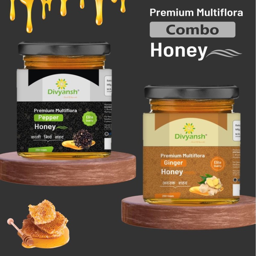 Divyansh Honey Pepper & Ginger Honey Combo Pack (Pack Of 2 Price