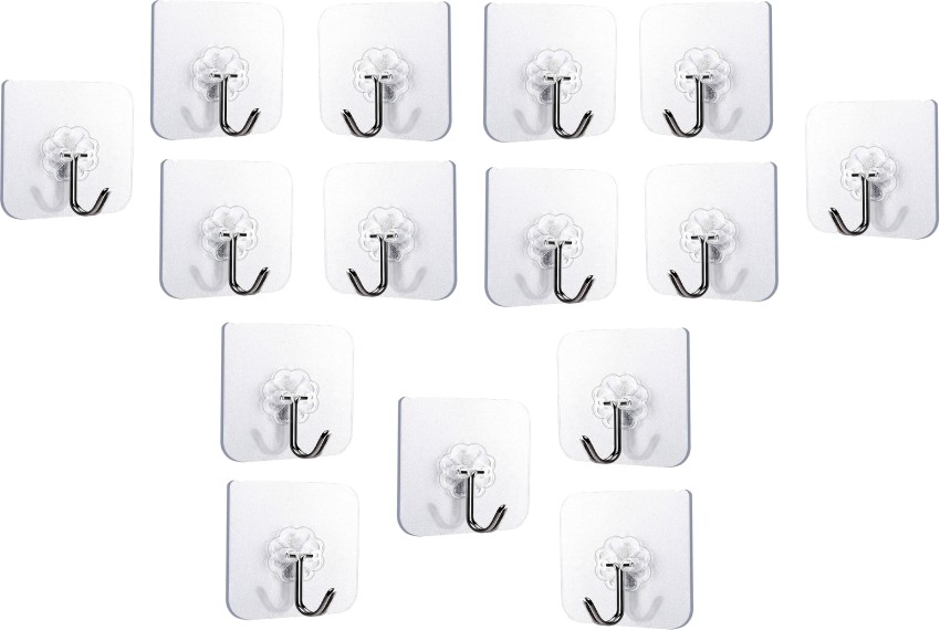 Pacificdeals Waterproof Strong Plastic Sticker Wall Hook Hanger For Kitchen  Bathroom Clothes Hook 15 Price in India - Buy Pacificdeals Waterproof  Strong Plastic Sticker Wall Hook Hanger For Kitchen Bathroom Clothes Hook