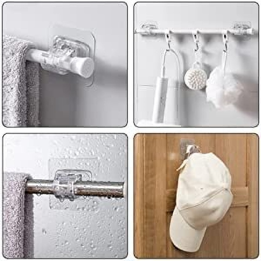 Ultivera SELF ADHESIVE CURTAIN ROD BRACKET HOOK HOLDER (SET OF 2 PIC) Curtain  Hook Price in India - Buy Ultivera SELF ADHESIVE CURTAIN ROD BRACKET HOOK  HOLDER (SET OF 2 PIC) Curtain
