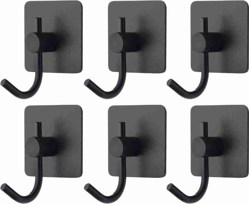 5 Pieces Coat Hooks for Hanging-Towels Hats Keys Wall Mounted Hooks Strong  Stick