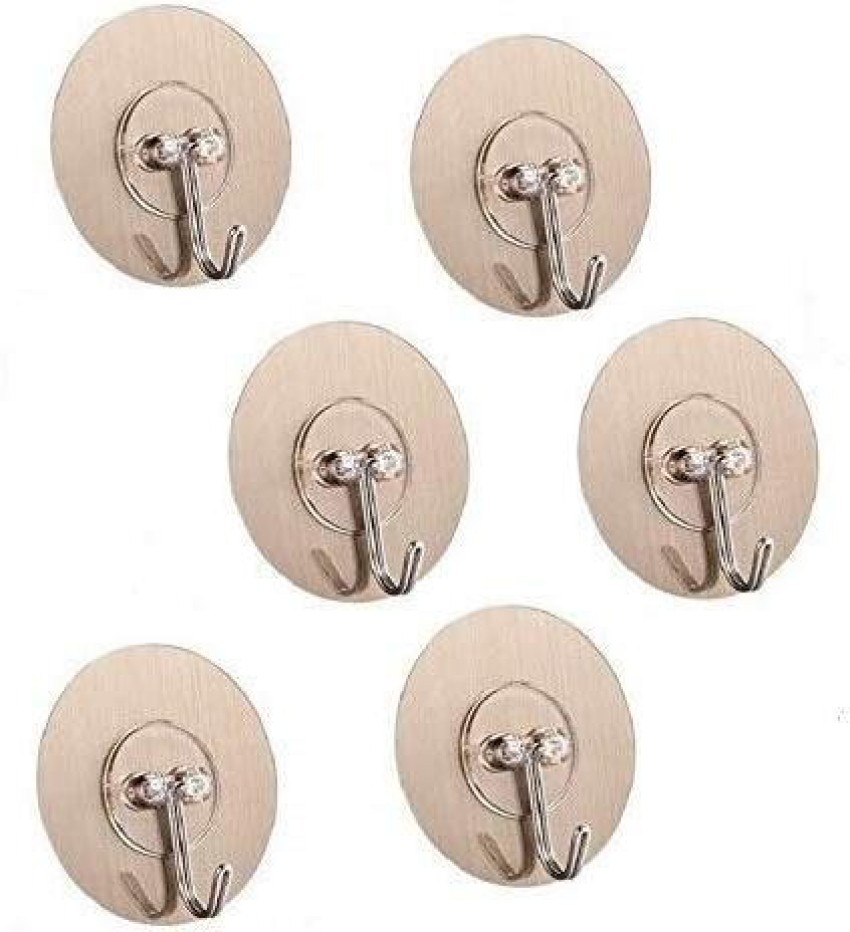 Buy SCHOLAZS Self Adhesive Wall Bolt Screw Sticker Hook 5 Pc's, Adhesive  Hooks, Punch-Free Wall-Mounted Screw Hook,Seamless Transparent No Nails  Drill Waterproof Hooks for Bathroom, Kitchen Online at Best Prices in India  -