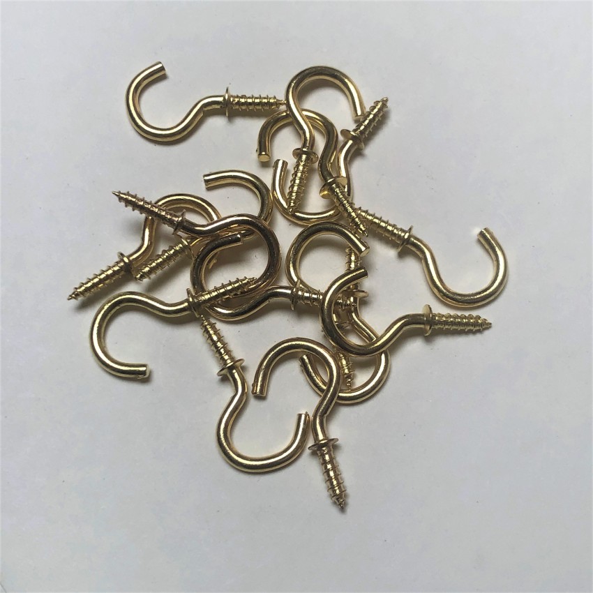 BRASS CUP SCREW HOOK 1/2 - A-Tech