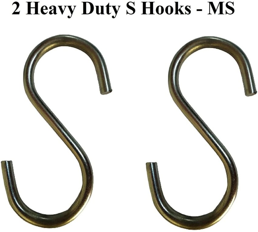 Q1 Beads 2 Jhula Rod, 2 S hooks Swing Hammock Hanging Accessories